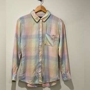 ▫️Rails▫️Pastel Rainbow Hunter Check Shirt